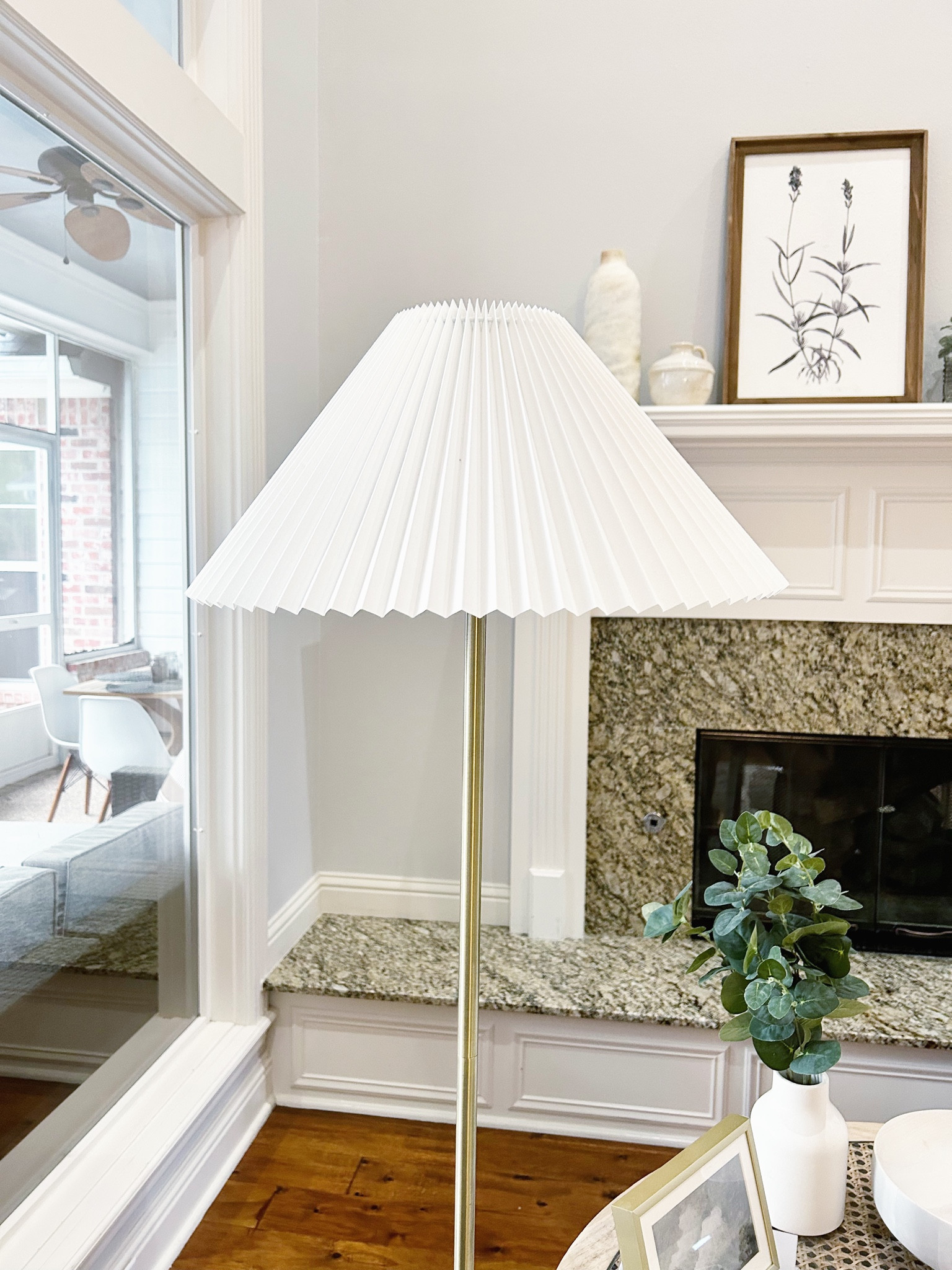 Pleated table 2024 lamp shades