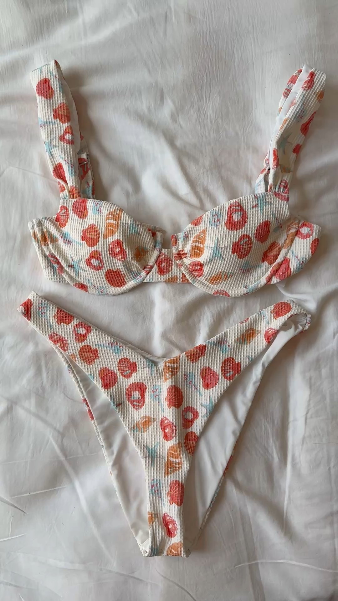 Shell print swimsuit💗🐚

Summer | swimsuit | two piece | summer style | shell print 

#LTKSwim