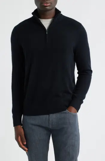 Quarter Zip Cashmere Sweater | Nordstrom