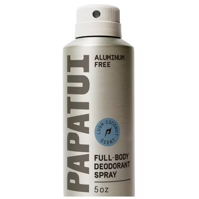 Papatui Men's Aluminum-Free Long-Lasting Odor Protection Body Deodorant Spray - Lush Coconut - 5oz | Target