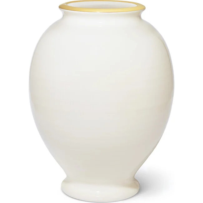 AERIN | Siena Large Vase, Cream | Maisonette | Maisonette