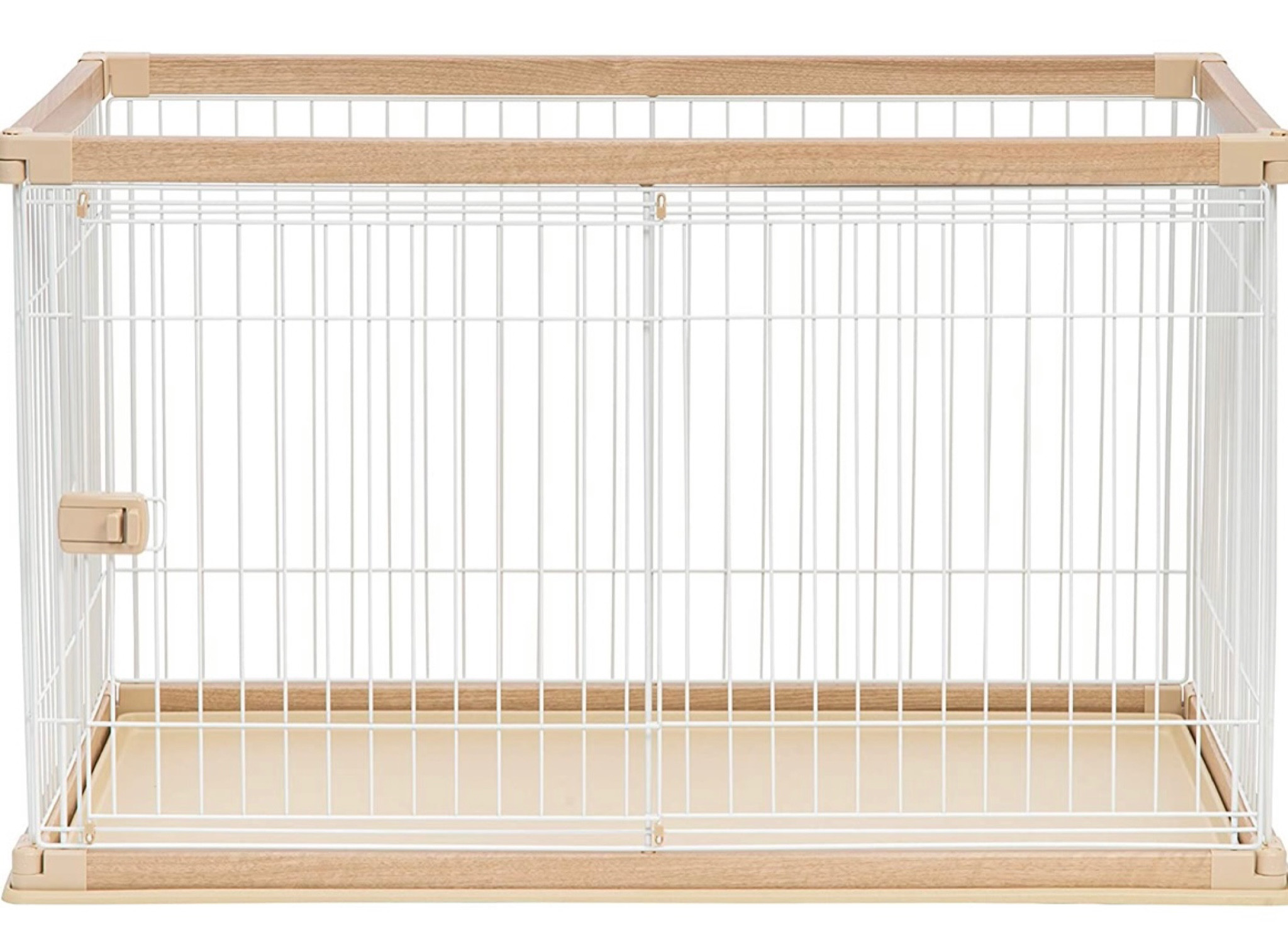 I love this dog crate I have mine in our living room. It’s nice to have a dog crate that looks more like a furniture piece instead of the traditional metal crate #dogs #LTK 

#LTKhome