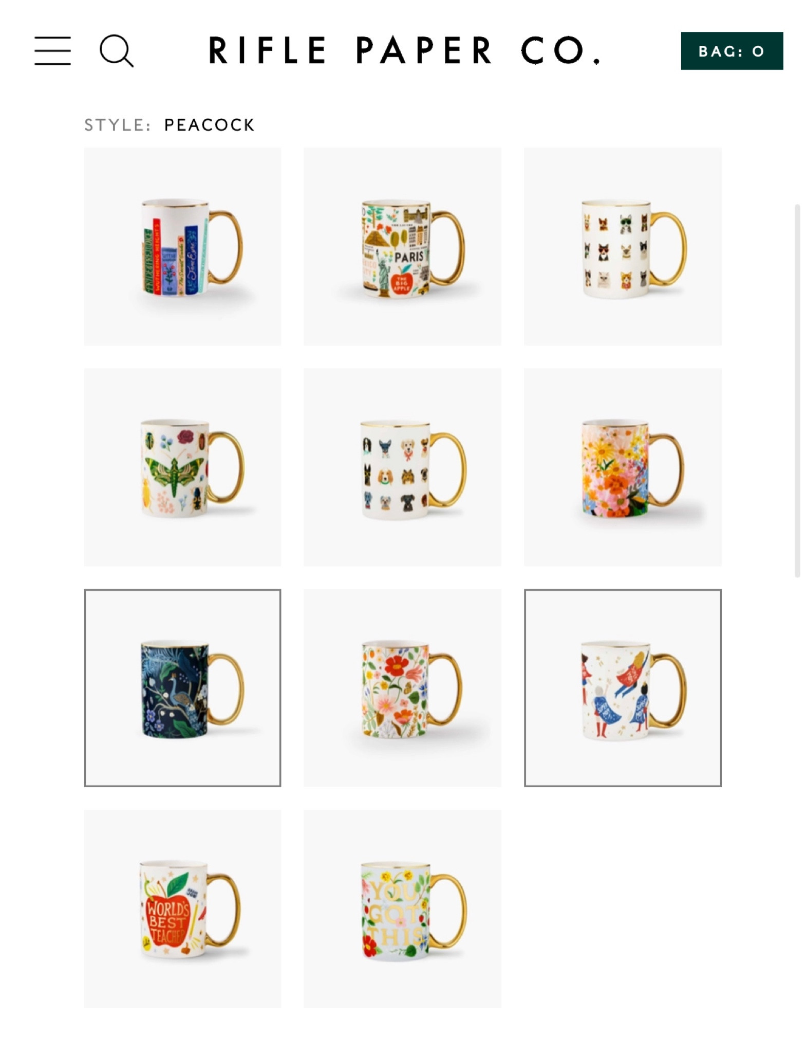 Coffee mug stocking stuffers! Rifle Paper Co

#LTKHoliday #LTKGiftGuide #LTKsalealert