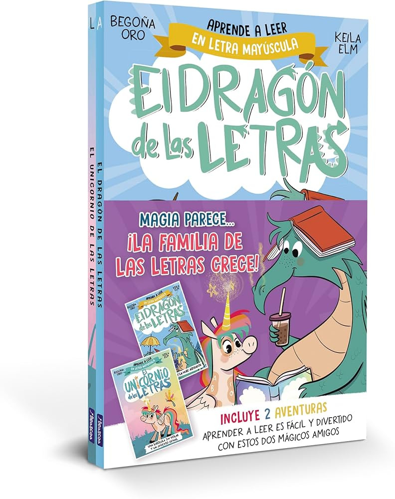 El dragón de las letras - Magia parece... ¡la familia de las letras crece! Pack con dos libros ... | Amazon (US)