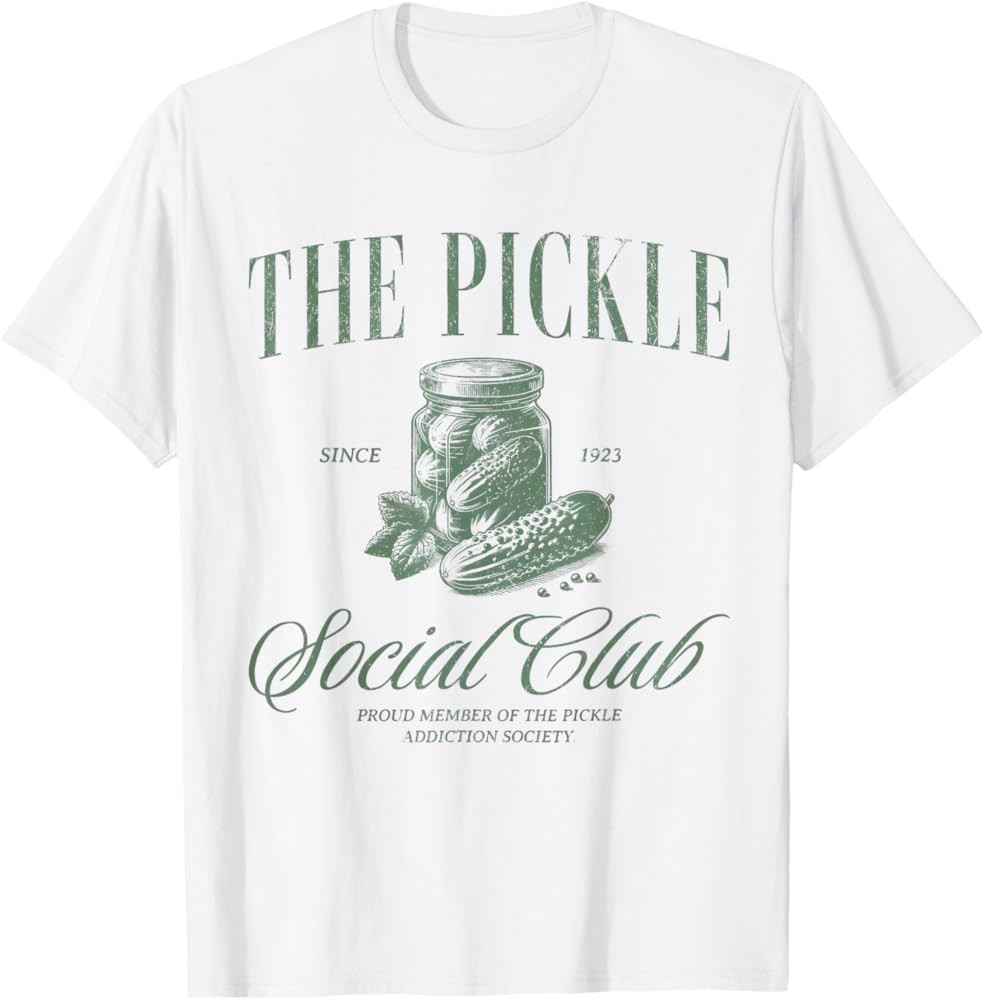 Pickle Social Club Canning Season Vintage Pickle Jar T-Shirt | Amazon (US)