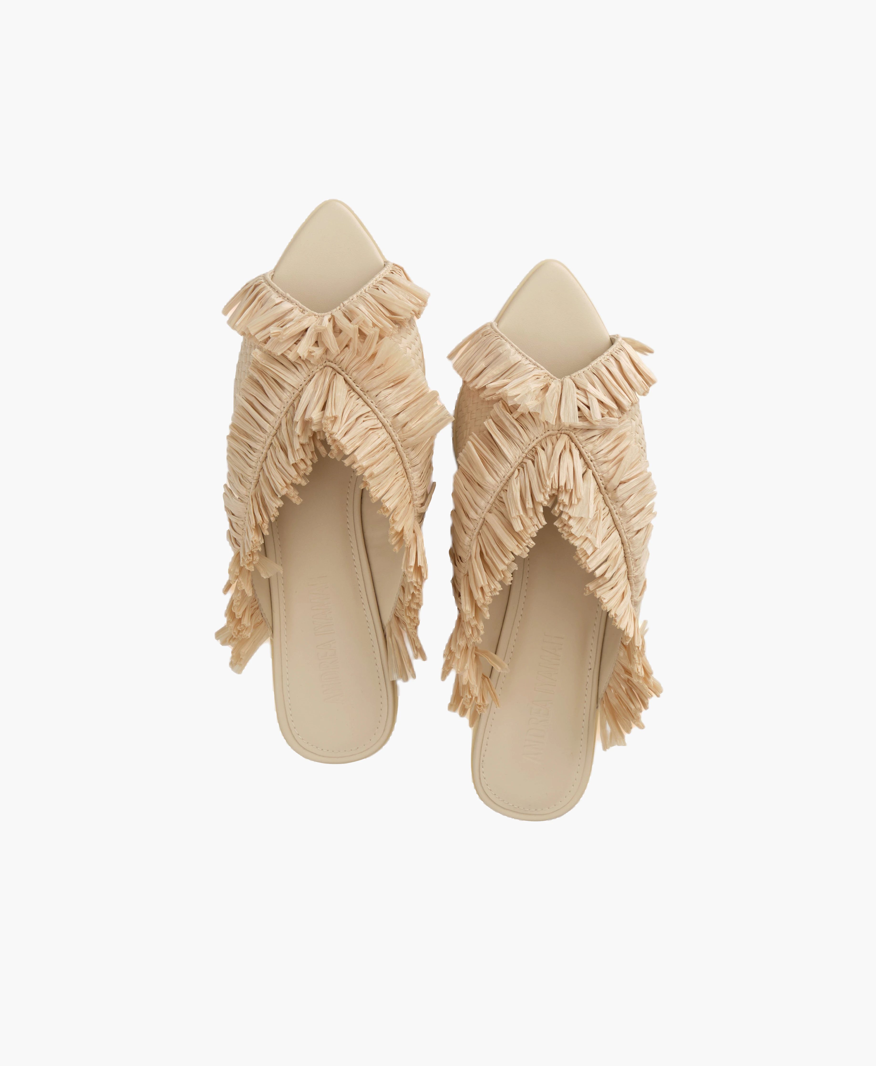 Buy Pola Slippers - Natural by Andrea Iyamah - Slippers | Seezona | Seezona