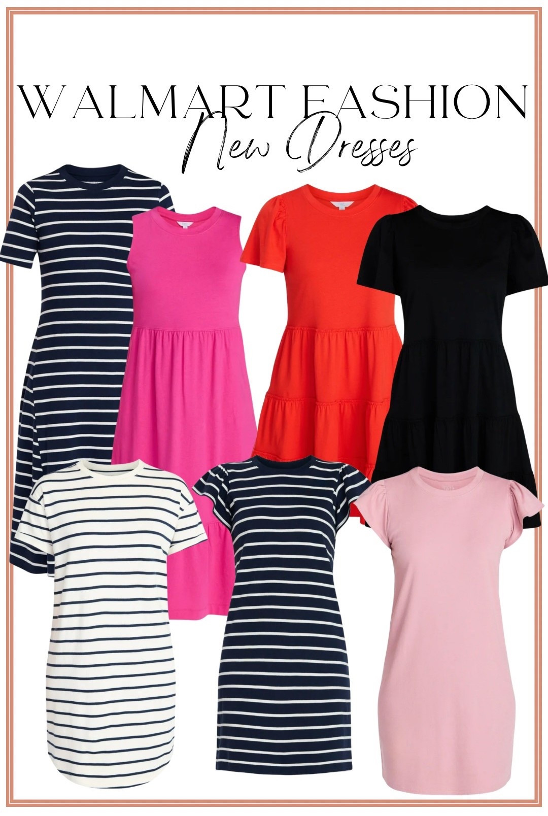New Walmart Dresses You’ll Wear on Repeat 👗✨

These new Walmart dresses are such good everyday staples. From classic striped t-shirt dresses to easy tiered and solid styles, these are the kind of throw-on-and-go pieces that make getting dressed effortless. They’re lightweight, comfy, and flattering — perfect for spring and summer outfits, busy days, travel, or casual weekends.

Style them with sneakers for an everyday look, sandals for warmer days, or layer with a denim jacket or cardigan for transitional weather. The best part? These are affordable Walmart fashion finds that look polished without the high price tag.

✨ Easy t-shirt and tiered dress styles
✨ Great everyday fit and comfort
✨ Perfect for casual, travel, and mom-life outfits

#WalmartFashion #WalmartFinds #WalmartStyle #WalmartDresses #EverydayDress #SpringStyle #AffordableFashion #CasualStyle #MomStyle #LTKFinds