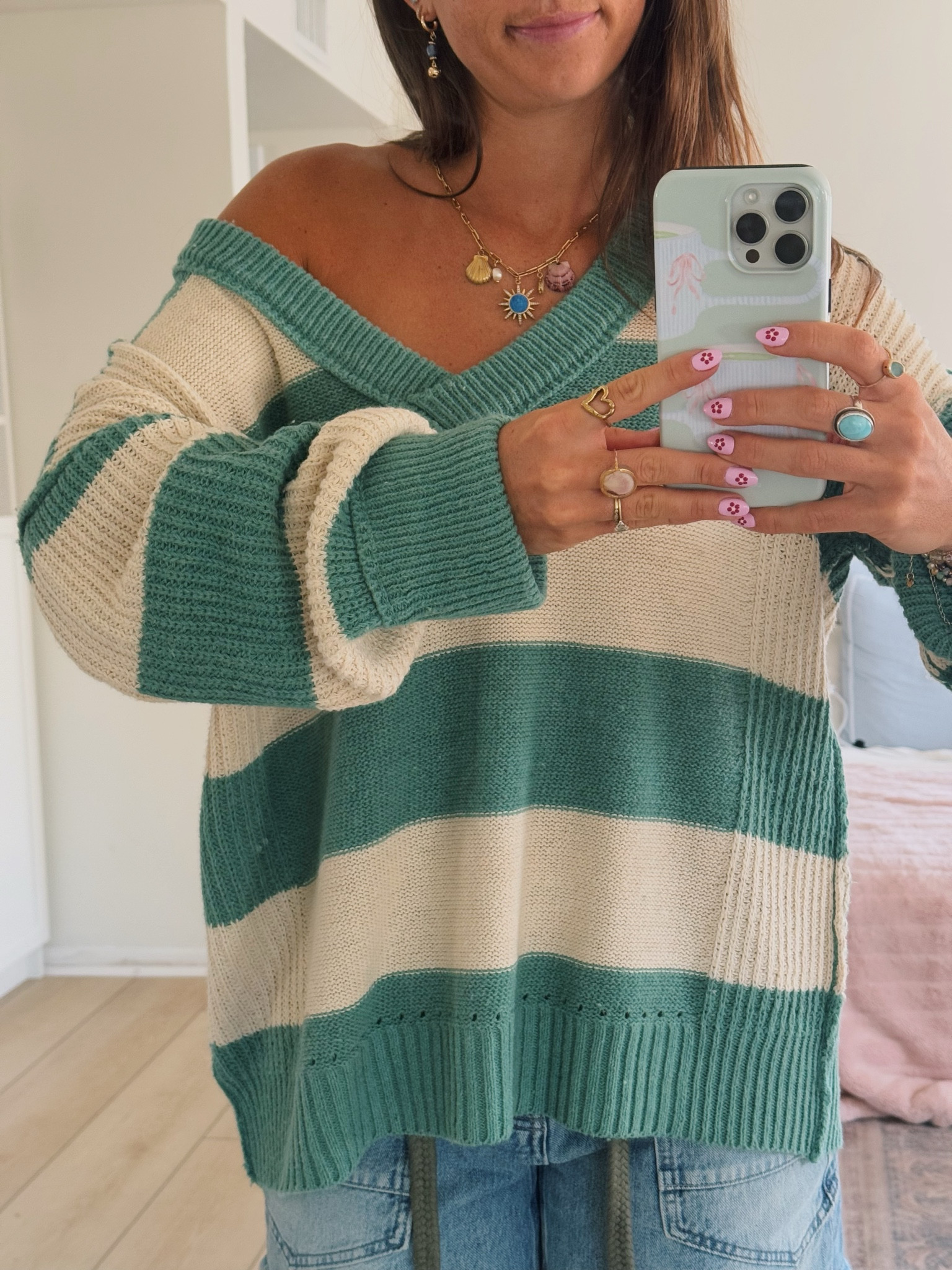 my current favorite sweater 
wearing a size medium for the perfect oversized 
Code: nataliez20 

#LTKFindsUnder100 #LTKMostLoved #LTKStyleTip
