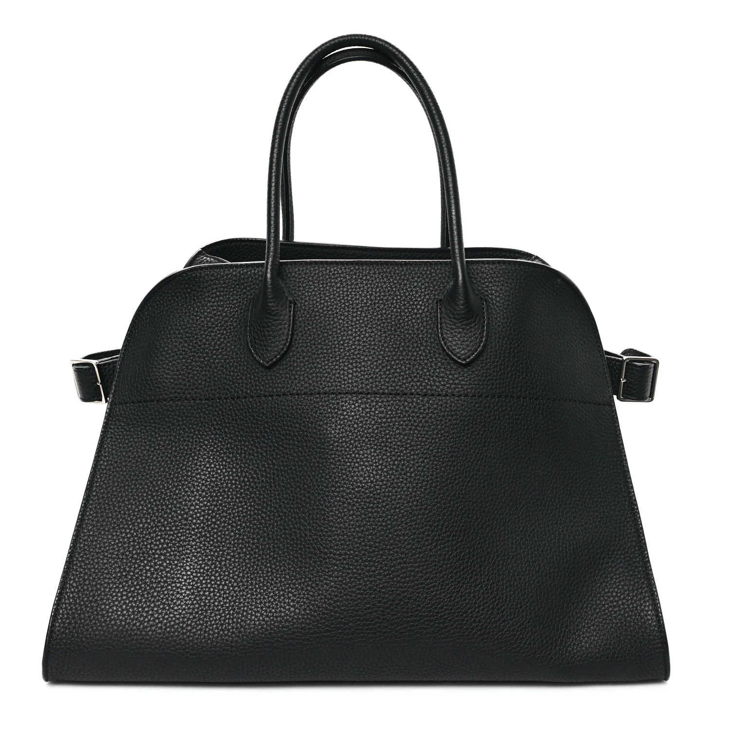 Matte Grained Calfskin Soft Margaux 15 Black | FASHIONPHILE (US)
