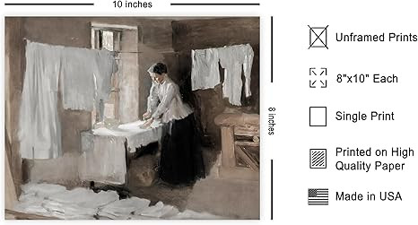 Poster Master Vintage Woman Ironing Poster - Retro Study for the Washerwomen Print - Laundry Art ... | Amazon (US)