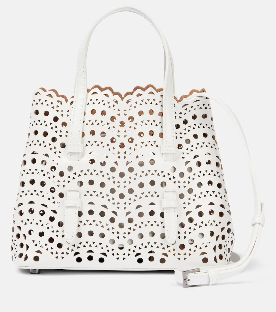 Le Mina 25 Vienne Wave leather tote bag | Mytheresa (US/CA)