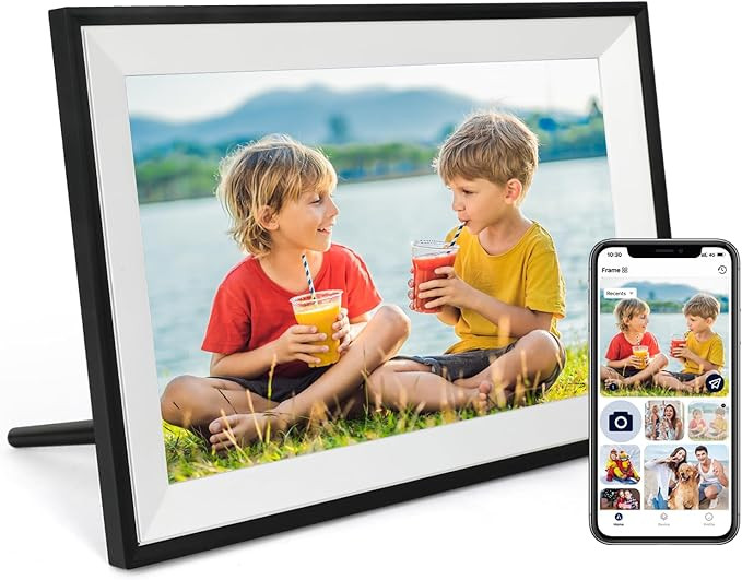 Digital Photo Frame 10.1 Inch WiFi Digital Picture Frame IPS HD Touch Screen Smart Cloud Photo Fr... | Amazon (US)