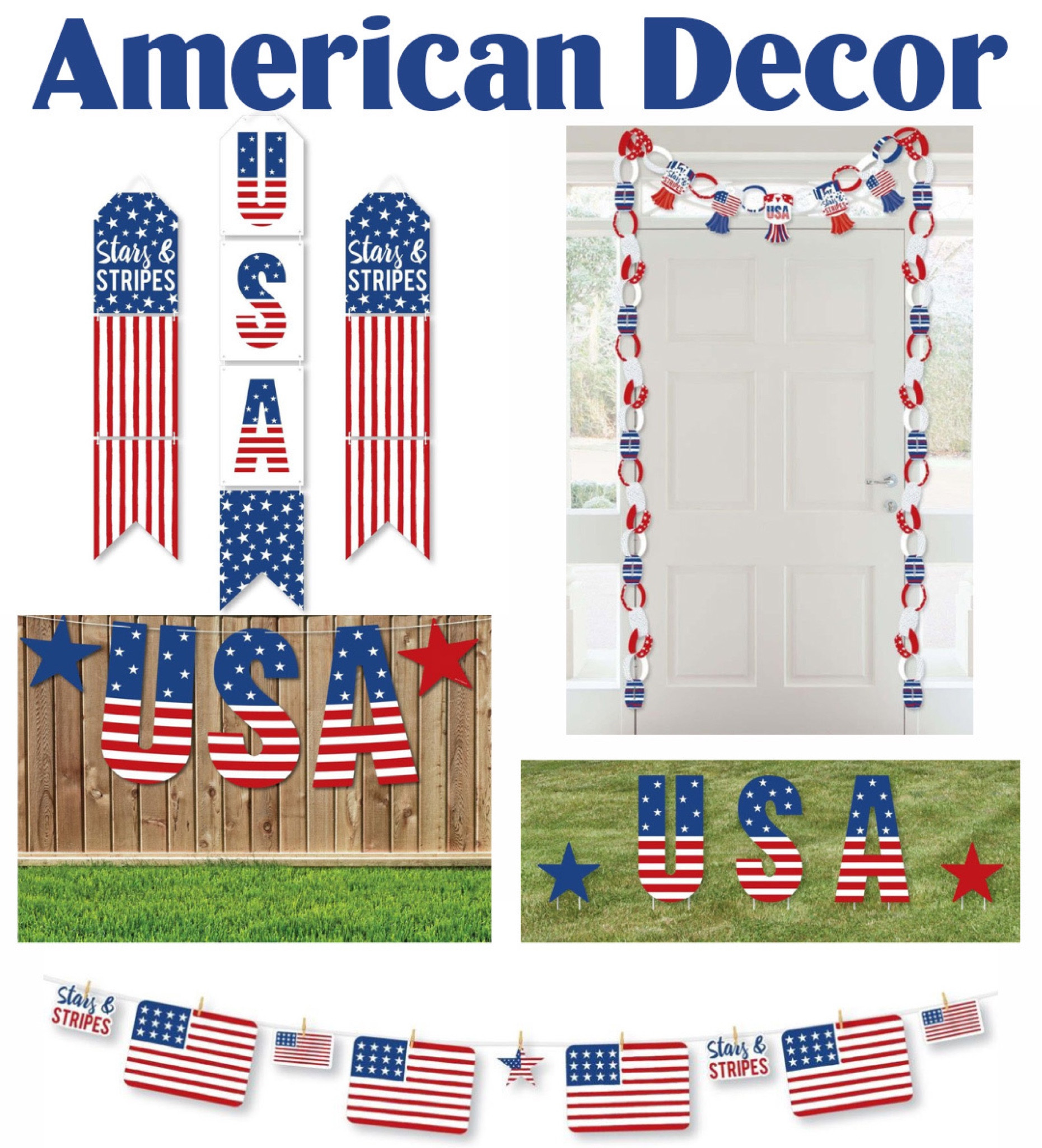 The American Decor you need to host your Labor Day party! 