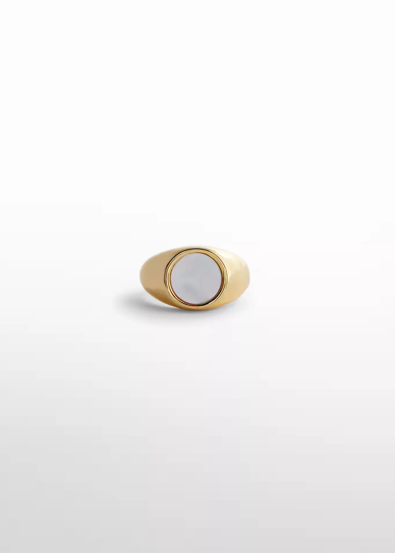 Mango on sale signet ring