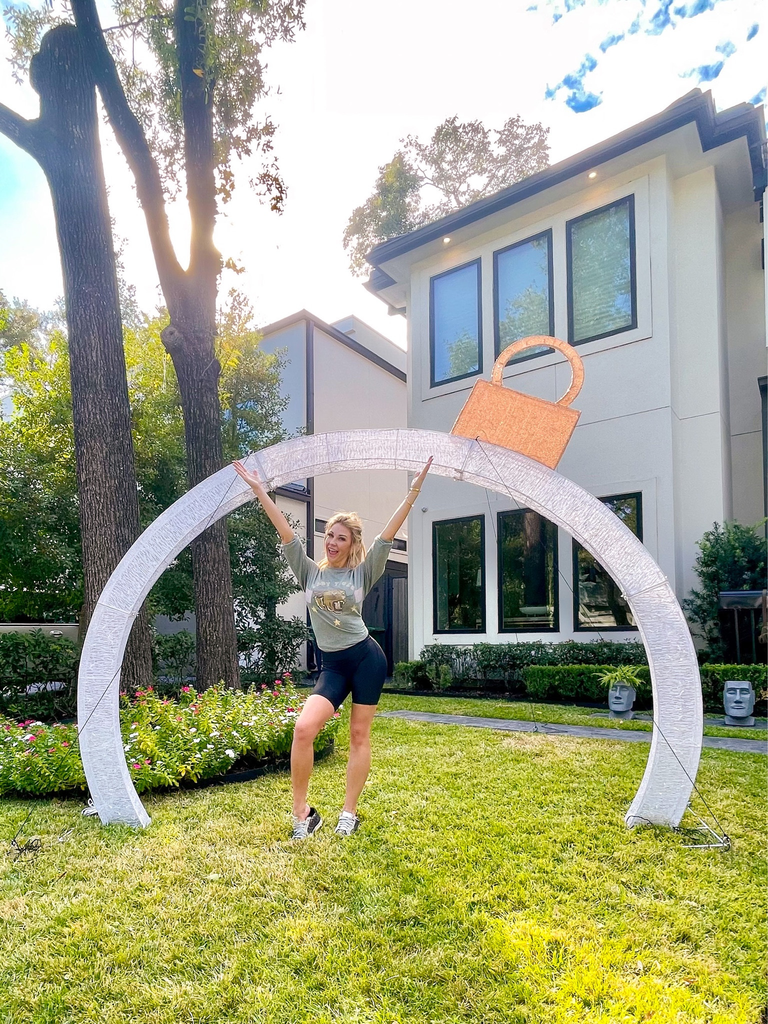 Christmas outdoor yard decorations, holiday outdoor yard decor, lights, ornaments
This ornament arch is AMAZING! Grab it before it sells out!! 



#LTKSeasonal #LTKHoliday #LTKhome