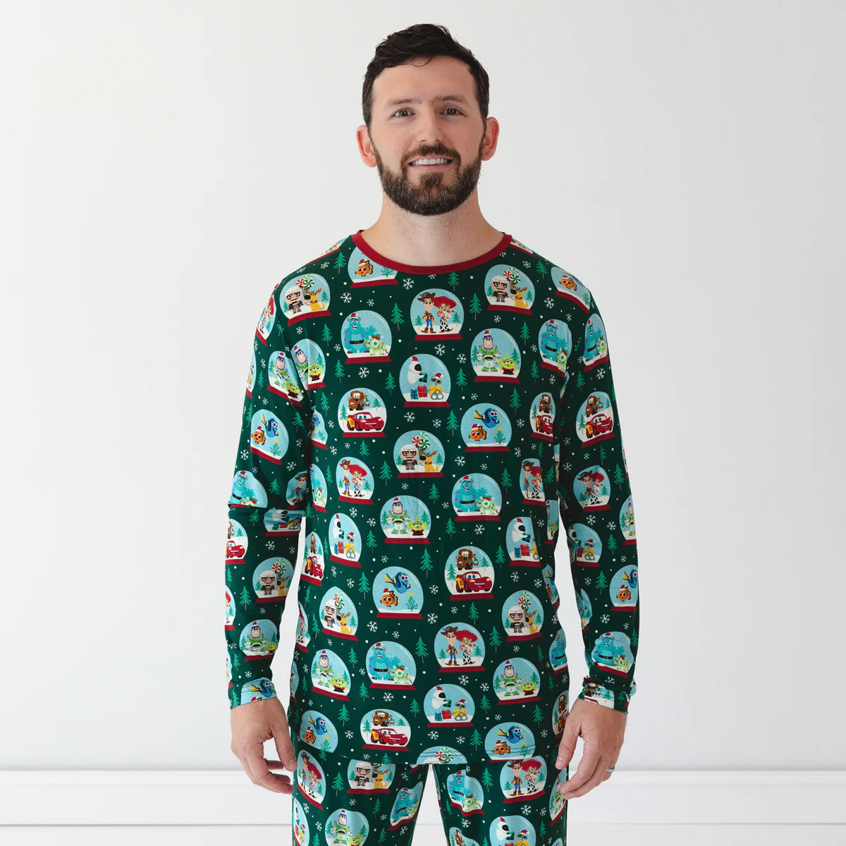 Disney A Very Pixar Christmas Men's Pajama Top | Little Sleepies