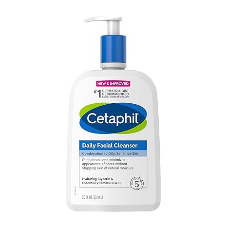 Face Wash by CETAPHIL, Daily Facial Cleanser for Sensitive, Combination to Oily Skin, NEW 20 oz, ... | Amazon (US)