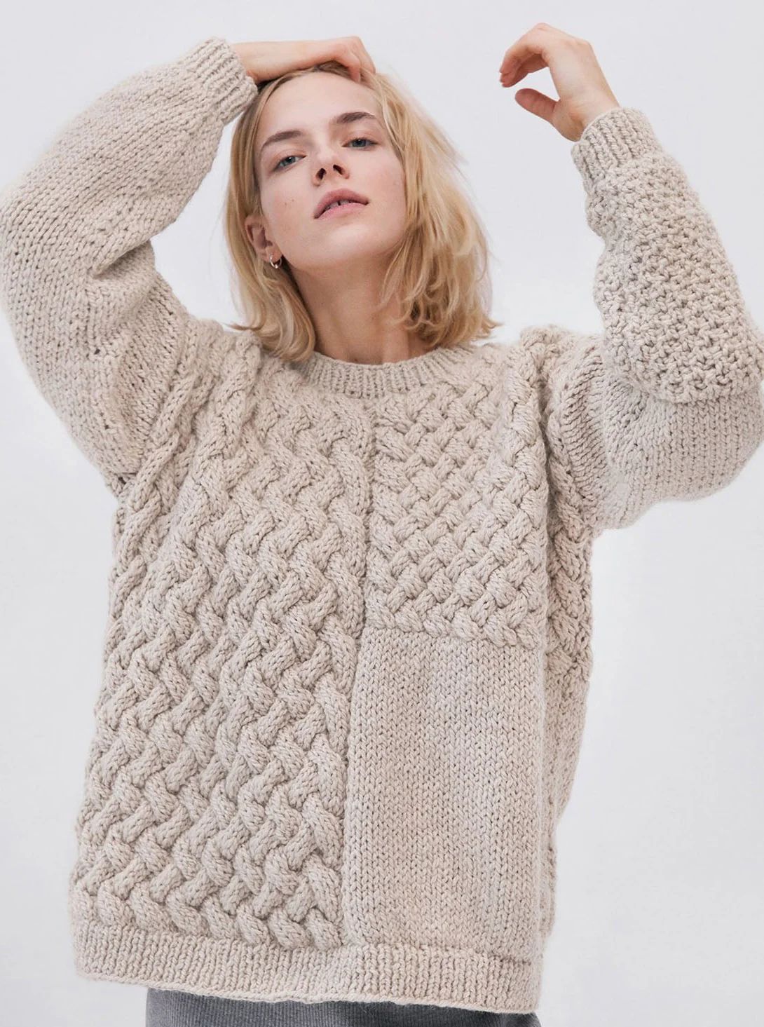 Heartbreaker: Beige Alpaca & Wool Sweater | For Days