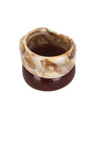 Epifene Bangles Set Of 2 in Red,Cream. | Revolve Clothing (Global)