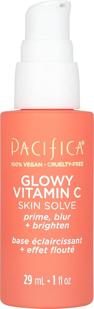 Pacifica Glowy Vitamin C Skin Solve Primer – Brightening Face Primer with Vitamin C, Kakadu Plu... | Amazon (US)