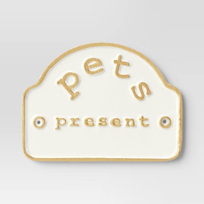 Pet Present Aluminum Wall Sign - Smith & Hawken™ | Target