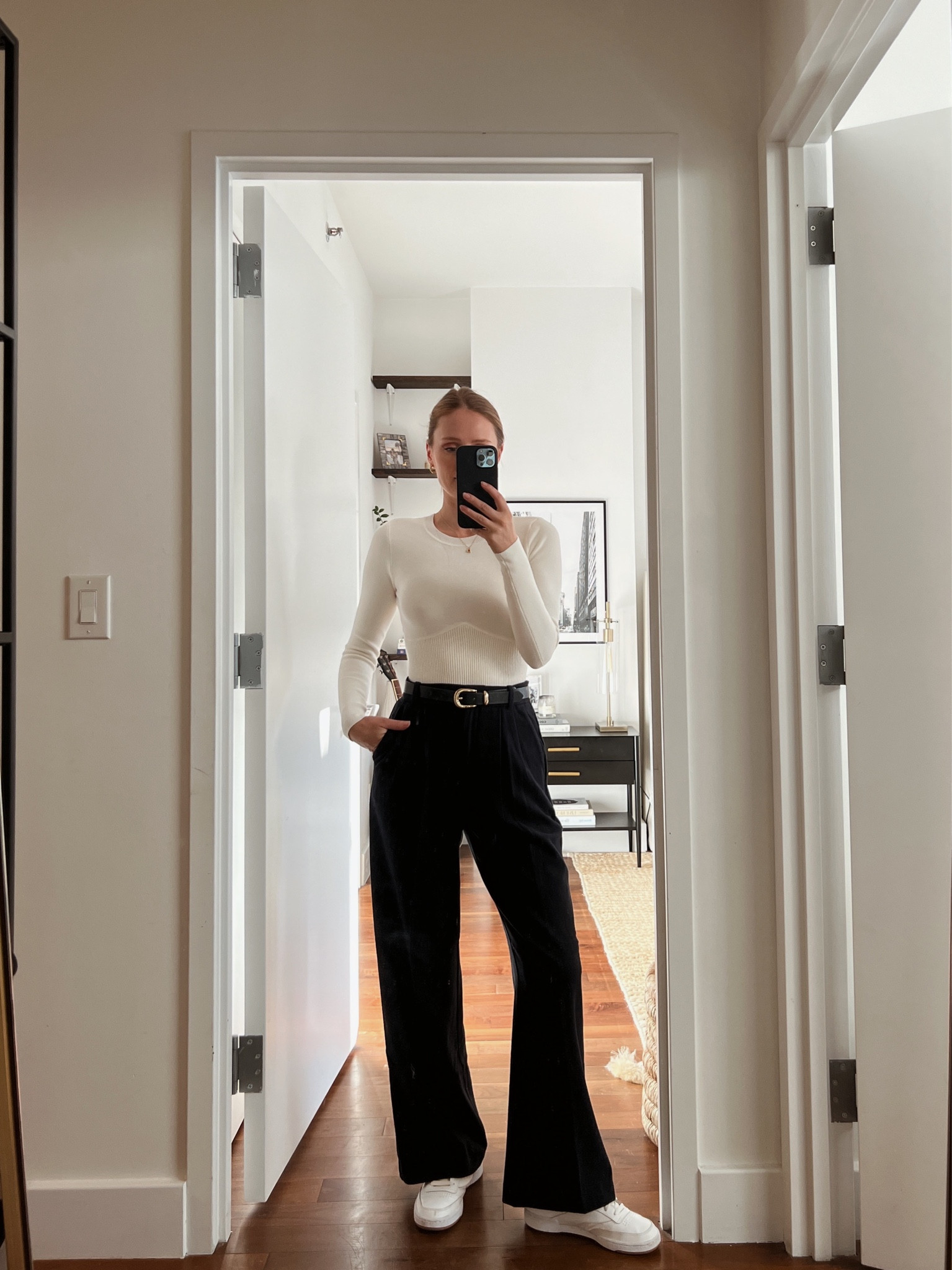 Abercrombie pants and white bodysuit are both 30% off in their site wide sale! 

#LTKsalealert #LTKunder100 #LTKCyberweek