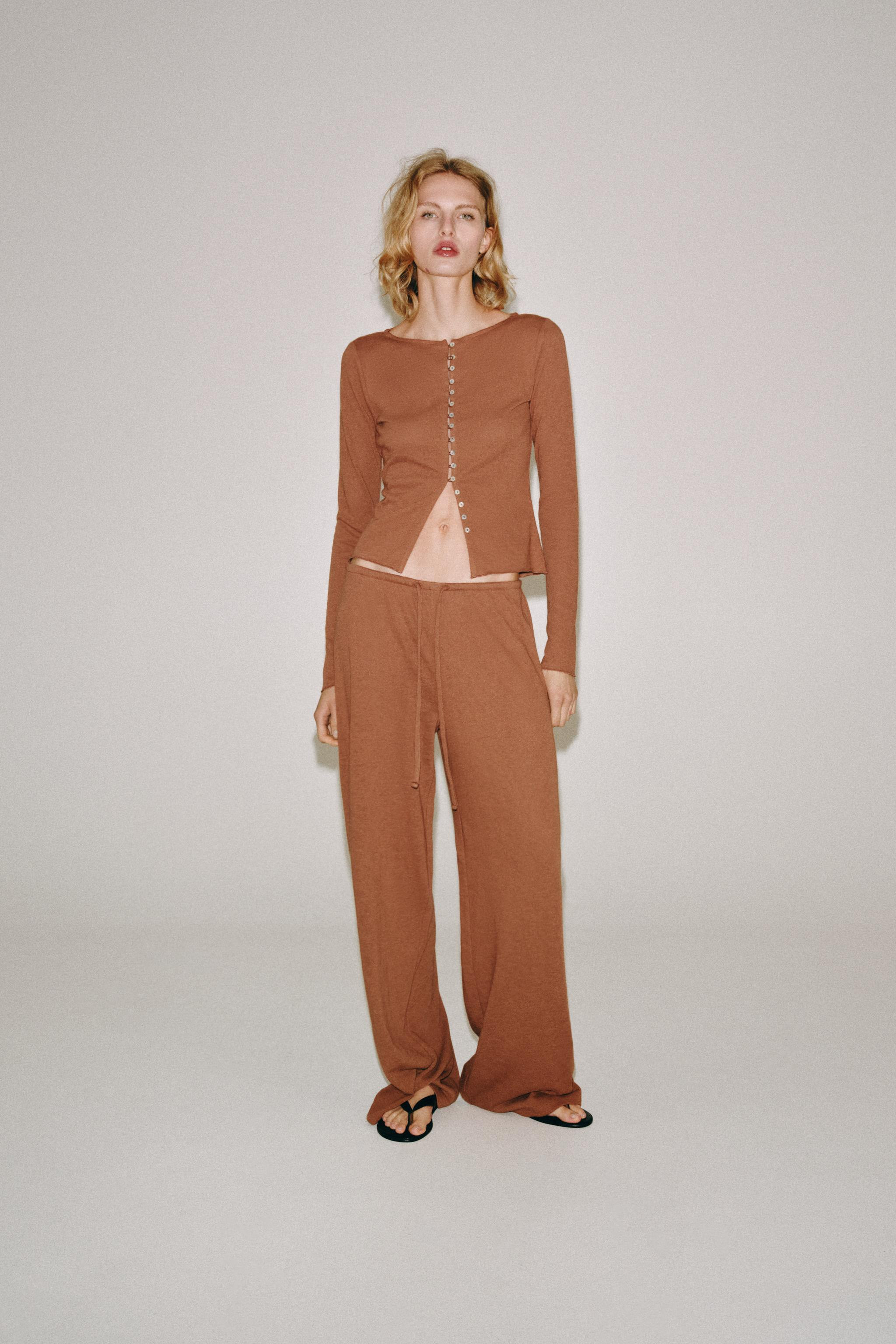 Cotton Trousers | Zara UK