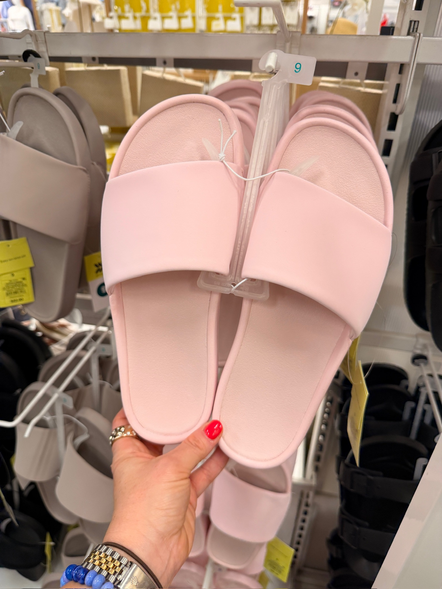 The comfiest little slides from Target! 

 #LTKgrwm #LTKootd #LTKSeasonal