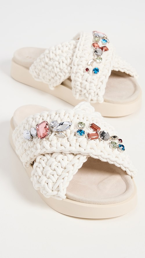 Woven Stones Slides | Shopbop