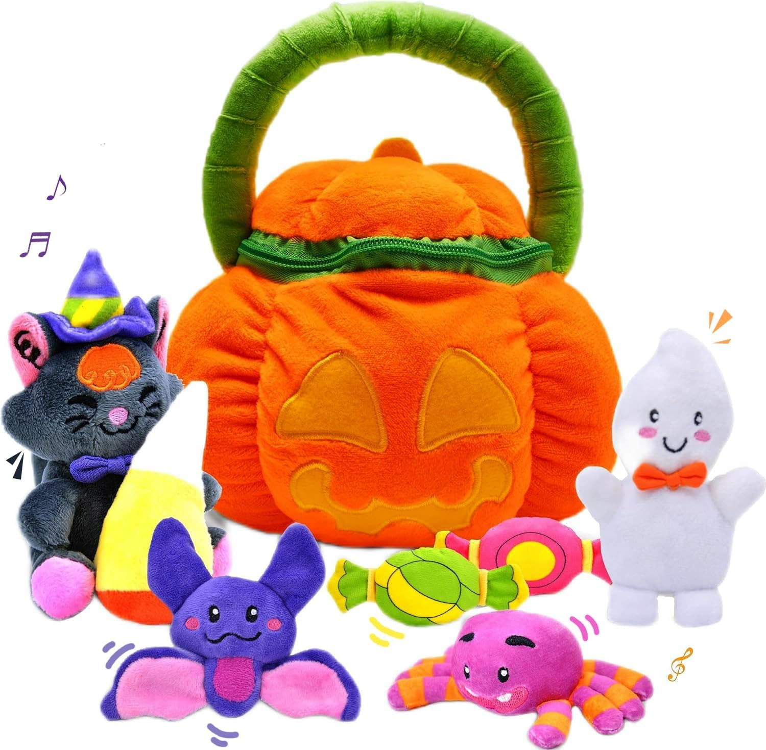JOYIN Baby's Pumpkin Halloween Playset with 8 Fun Play Pieces, Halloween Theme Decoration, School Classroom Supply, Party Favor Supplies, Goodie Bags Stuffers Fillers, Toy and Prizes, Treats Gifts | Amazon (US)
