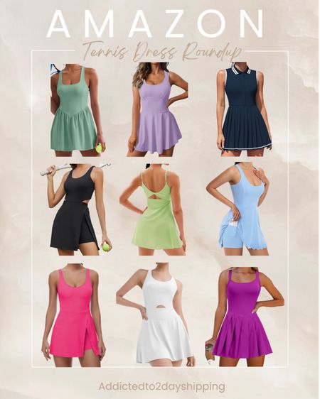 I love tennis dresses, they are an easy outfit choice and you always look cute! I rounded up some of my favorite from Amazon! 

Scalloped edge tennis dress, pleated skirt tennis dress, cut out tennis dress, tank style tennis dress, side slit skirt tennis dress

#LTKStyleTip #LTKFindsUnder100 #LTKFitness