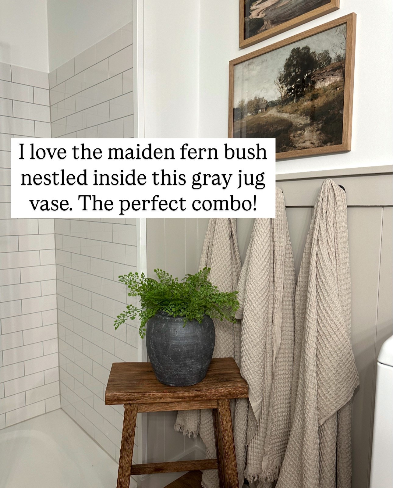  Bathroom Styling. Follow @farmtotablecreations on Instagram for more inspiration.

Use code FARMTOTABLE20 for 20% off stems.

Love this area here in our bathroom space. This beautiful vase & stem combo adds such a wonderful touch of the outdoors. I have 2 maiden fern sprays inside this beautiful vase.

Spring Refresh |  Bedroom Finds | Neutral Stems | Spring Stems | Bookshelf Decor | Bedroom Space | Cozy Corner | Bathroom | Curated Entryway | Spring  Decor | End of Year Clearance | Trending Decor | Viral Decor  | Coffee Table Decor | Neutral Decor | Stem Sale | Target Finds | Skinny Bench | Bedroom | Living Room | Breakfast Nook | Amazon Home | Target Sale | Loloi Rugs | Magnolia Home | console table | console table styling | faux stems | entryway space | front porch decor | neutral decor | entryway decor | cozy home | affordable decor |  home decor | home inspiration | console styling | entryway rug | cozy moody home | moody home decor | neutral home | bathroom decor | living room | spring decor | Hearth & Hand | Studio McGee | 2025 Home Trends | trending home |


#LTKSaleAlert #LTKHome #LTKFindsUnder50