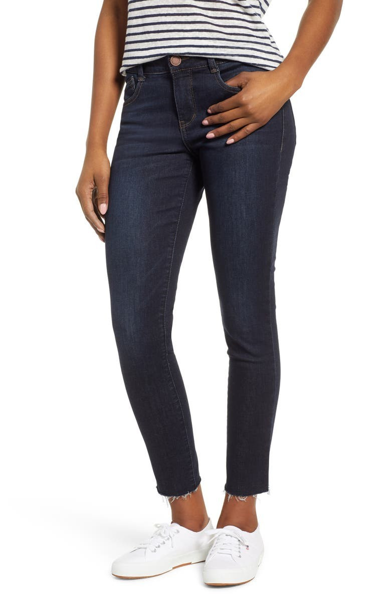 Ab-Solution Raw Hem Skinny Jeans | Nordstrom