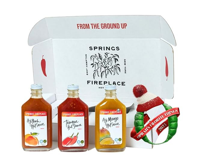 Springs Fireplace Hot Sauce Trio Gift Set, Gift Guide 2025, Hot Sauce, Tesuque, Aji Mango, Aji Pe... | Amazon (US)
