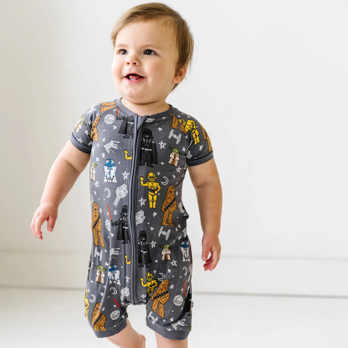 Star Wars™ May the Force Be With You Shorty Romper | Little Sleepies