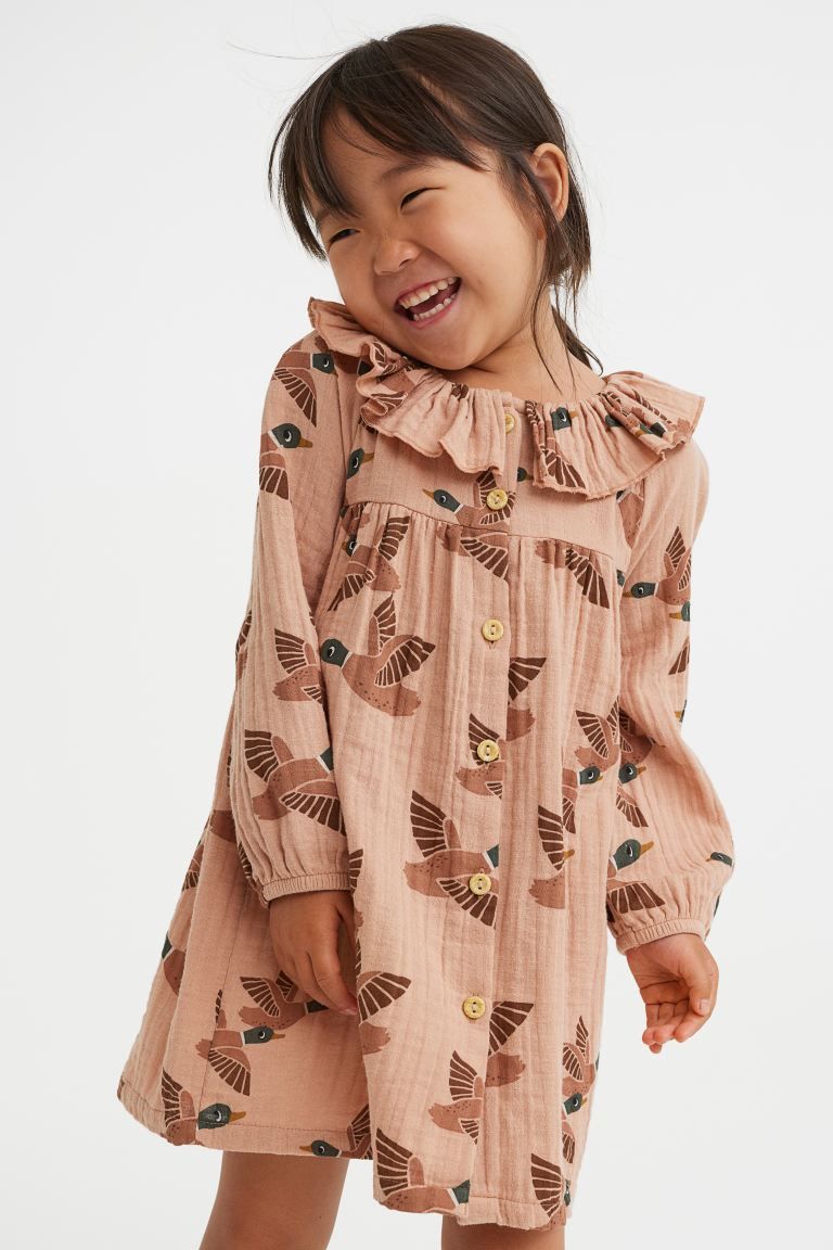 Ruffled Muslin Dress | H&M (US + CA)