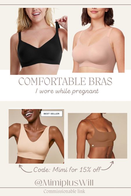 Comfortable bras I wore while pregnant! 

 Code: Mimi gets you 15% off at harper wilde! 

I do suggest sizing up in harper wilde bras while pregnant!

#LTKFindsUnder50 #LTKBump #LTKSaleAlert