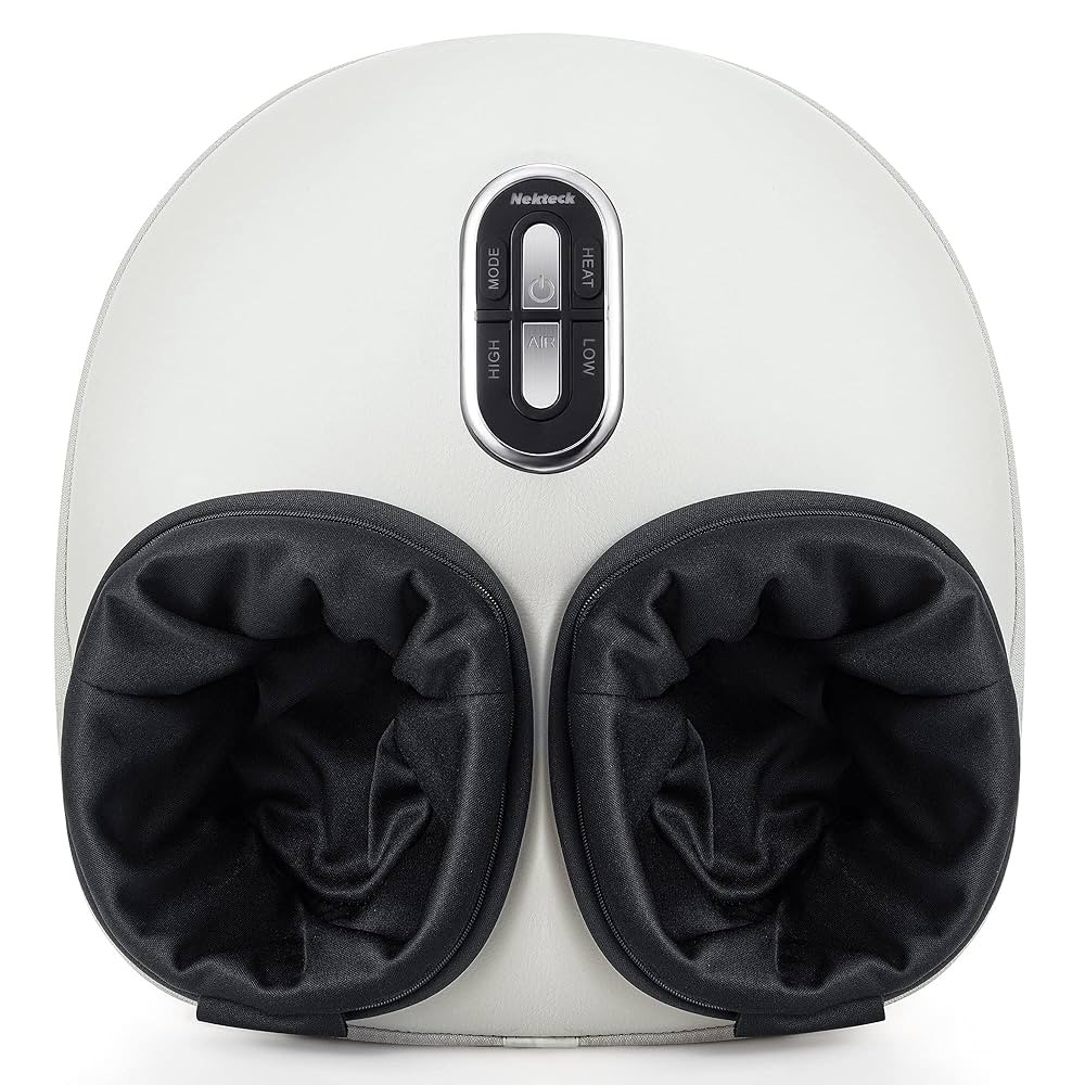 Nekteck Shiatsu Foot Massager Machine with Soothing Heat, Deep Kneading Therapy, Air Compression,... | Amazon (US)