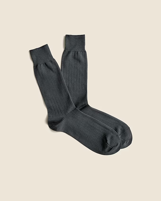 Ribbed dress socks | J. Crew US