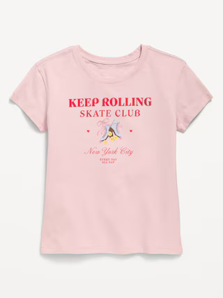 Short-Sleeve Graphic T-Shirt for Girls | Old Navy | Old Navy (US)