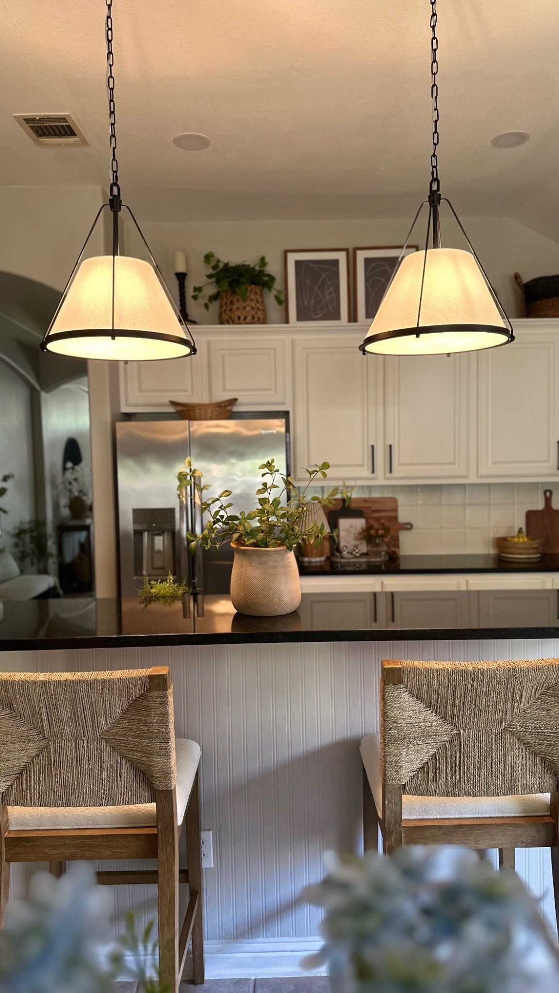 Shop my newest kitchen additions! Loving the new lights with my barstools! 🖤☺️

#LTKSeasonal #LTKStyleTip #LTKHome