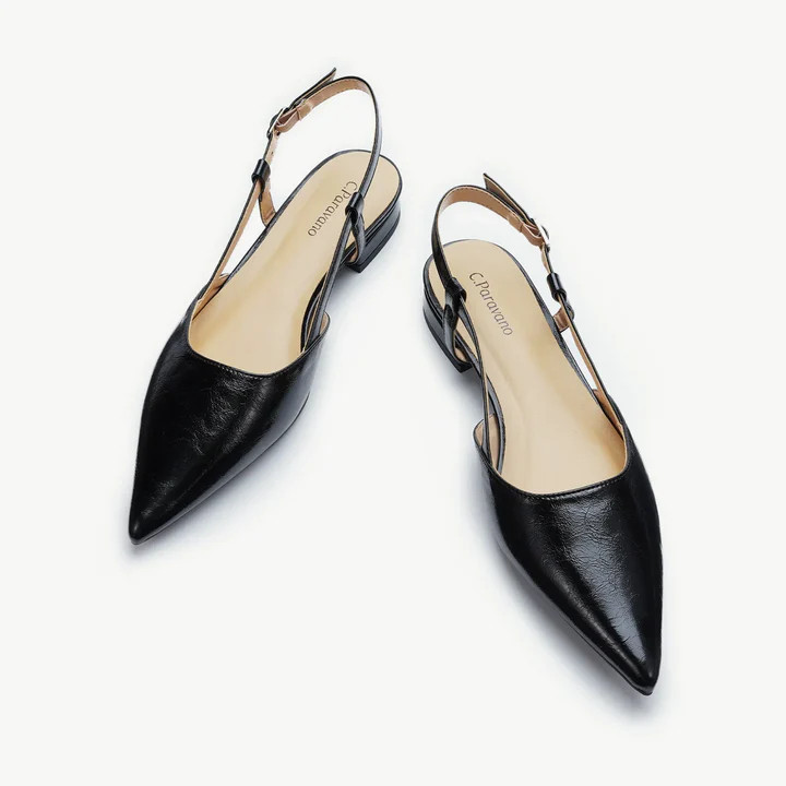 Sleek Slingback Flats (Freya) | C.Paravano | cparavano