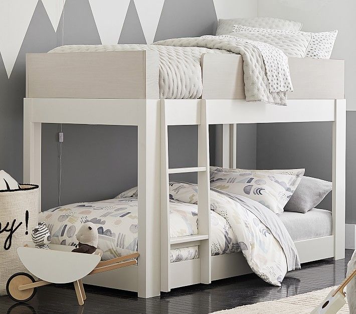 Milo Twin-over-Twin Low Bunk Bed | Pottery Barn Kids