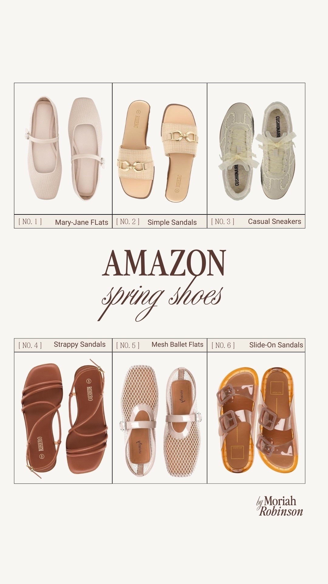 Now is the perfect time to start shopping for spring shoes. From easy everyday sneakers to cute sandals and flats, these are the pairs I’ve been eyeing lately. They’re great for running errands, weekend plans, and everything in between.

