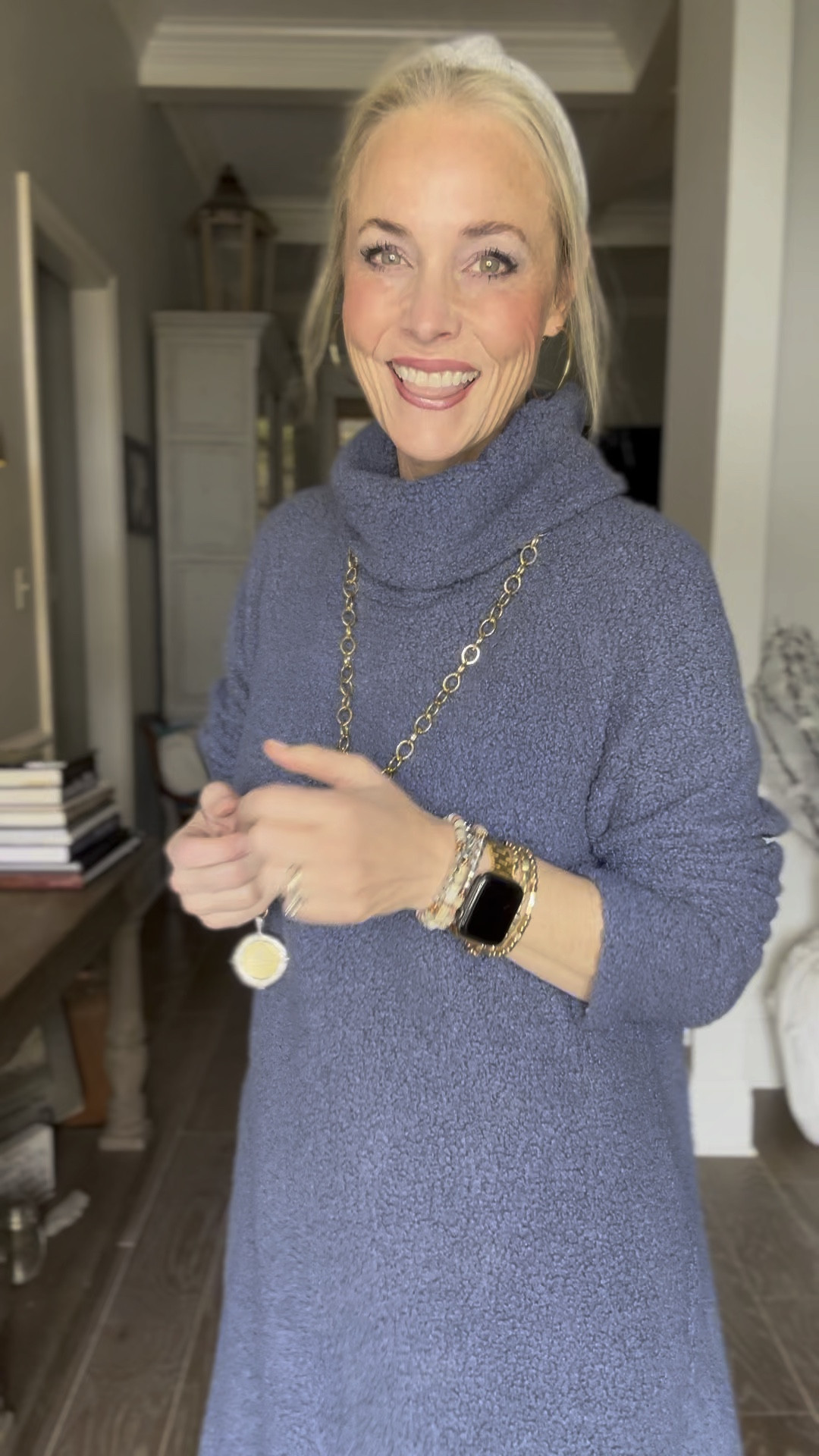 Showing my favorite “blanket” dress from Walmart dressed down today with my Vintage Havana sneakers today for lunch with our good friends  Easy to wear and super comfy. And it’s $30! 

I’ve paired it with my Jennifer Ponson necklace and bracelet, my personalized bracelets from Etsy, and my everyday gold jewelry and headband from Amazon. I’m in a small, and it is supposed to be really oversized. Would be great for travel or a day of holiday fun!



#LTKGiftGuide #LTKover40 #LTKfindsunder50