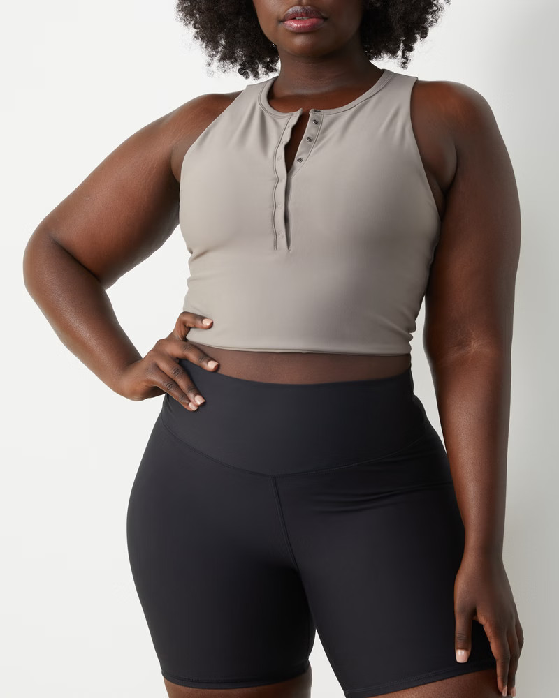 Women's YPB Henley Slim Tank | Women's Active | Abercrombie.com | Abercrombie & Fitch (US)