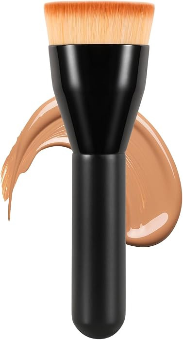 Brocha de base Kabuki de parte superior plana, brocha de maquillaje profesional para base líquid... | Amazon (US)