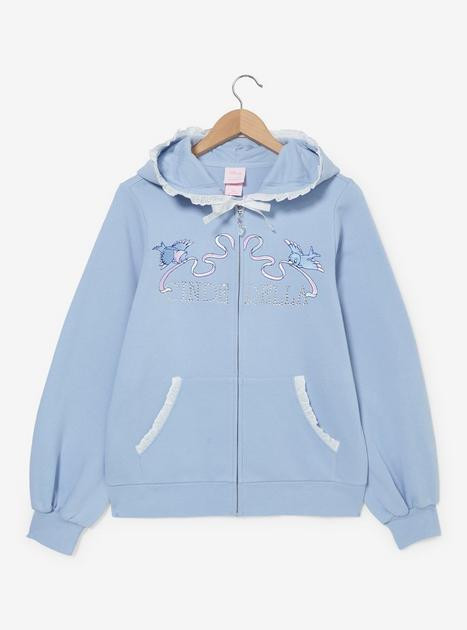 Disney Cinderella Rhinestone Title Women's Zippered Hoodie - BoxLunch Exclusive | BoxLunch | BoxLunch