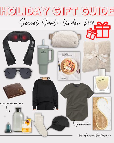 Gift guide under $100! Secret Santa gift ideas

#LTKHoliday #LTKGiftGuide #LTKSeasonal