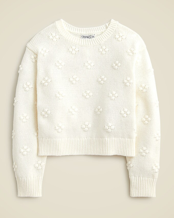 Girls' bobble sweater | J. Crew US